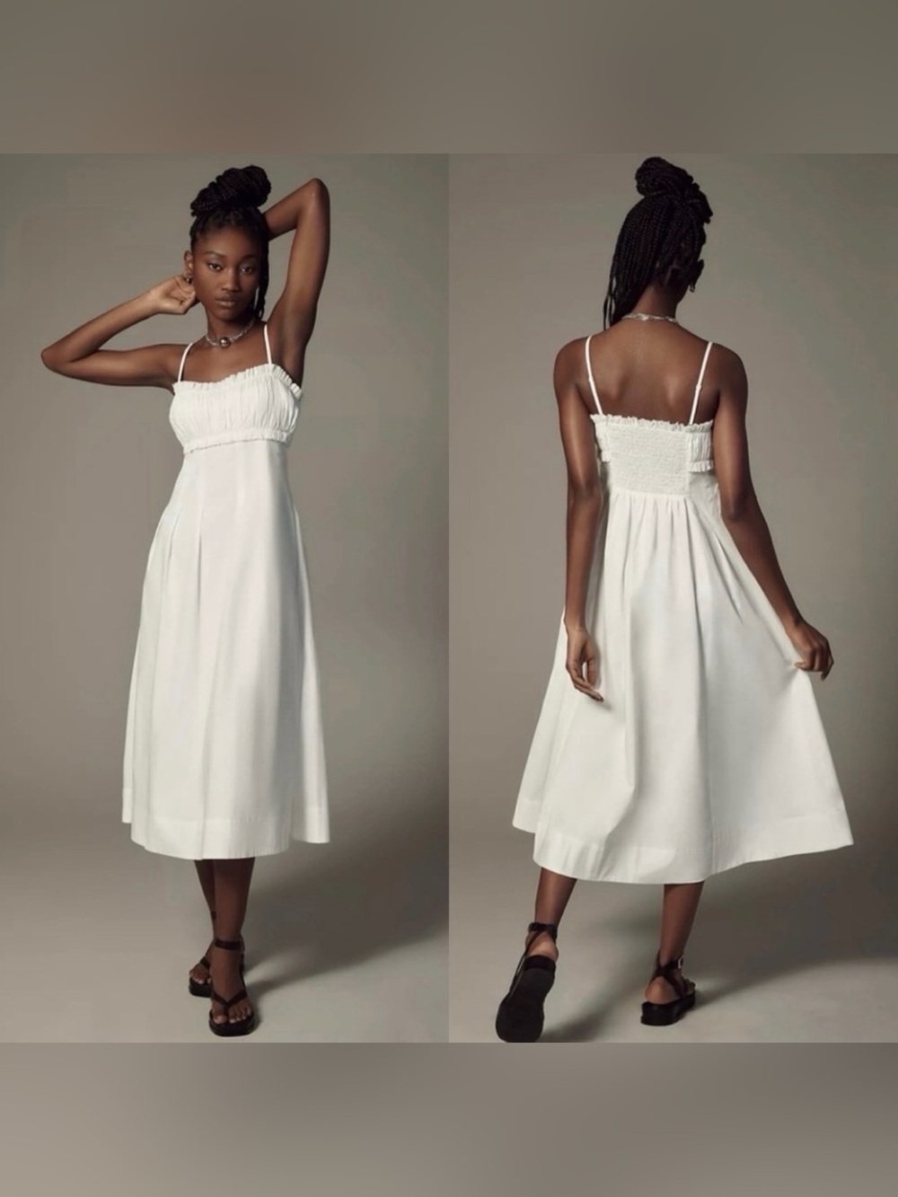 Sunday in Brooklyn White Midi Dress